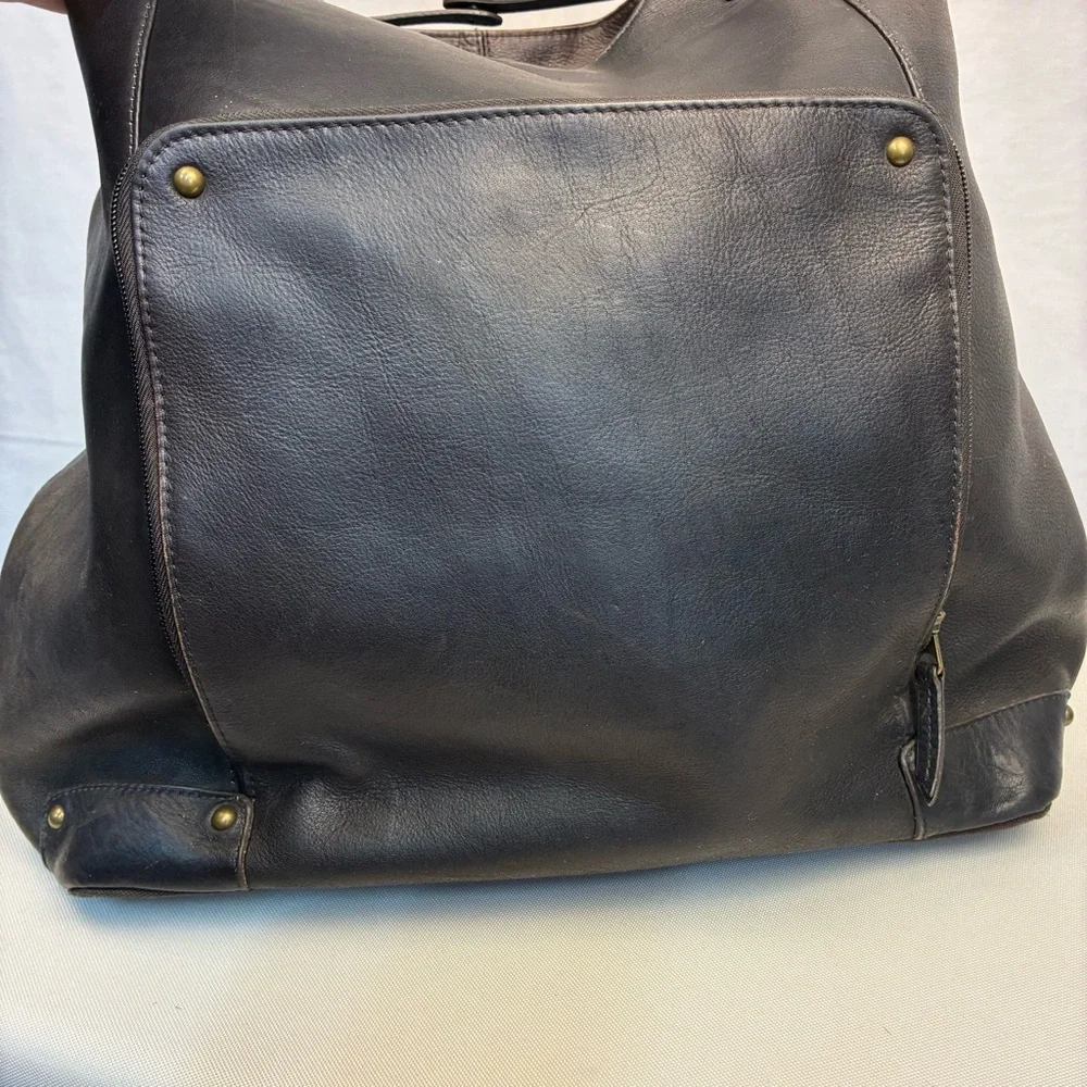 Solo NY Leather Executive Laptop Oversized Tote
